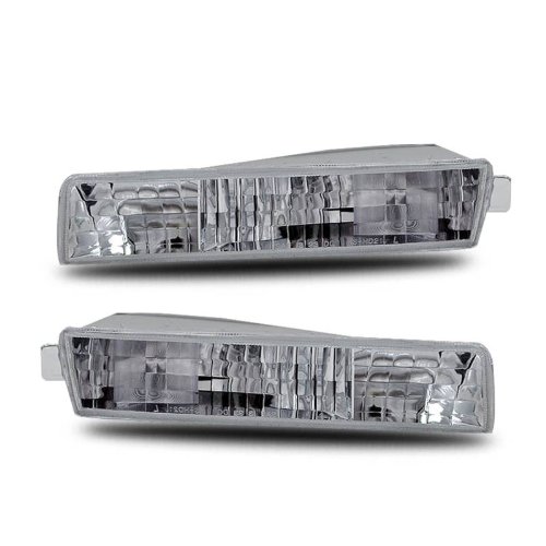 SPPC Bumper Lights Clear For Honda Prelude - Passenger and Driver Side Side Marker Assemblies SPPC 10-HP9702FBC