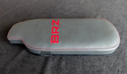 RedlineGoods Subaru BRZ center amrest cover Boots RedlineGoods BRZarmrestBL-RT