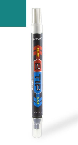 ColorRite 2Tip Ford Ranger Automotive Touch-up Paint - Dark Teal Metallic Clearcoat R2/M7002 - Color-and-Clearcoat Package Touchup Paint ColorRite 2TIP-143-1481-PEN-C
