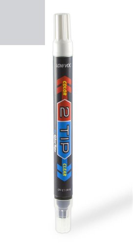 ColorRite 2Tip Toyota Paseo Automotive Touch-up Paint - Super Silver 3 Metallic Clearcoat 176 - Color-and-Clearcoat Package Touchup Paint ColorRite 2TIP-194-2726-PEN-C