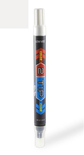 ColorRite 2Tip Audi S6 Automotive Touch-up Paint - Ibis White Clearcoat LY9C/T9 - Color-and-Clearcoat Package Touchup Paint ColorRite 2TIP-272-4225-PEN-C