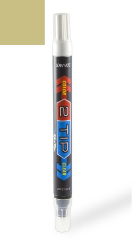 ColorRite 2Tip Ford Taurus Automotive Touch-up Paint - Light Prairie Tan Metallic Clearcoat BA/M6818 - Color-and-Clearcoat Package Touchup Paint ColorRite 2TIP-192-2635-PEN-C
