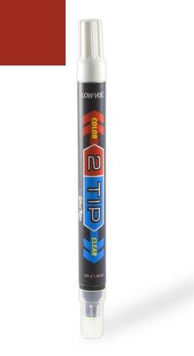 ColorRite 2Tip Jaguar X-Type Automotive Touch-up Paint - Chilli Red Metallic Clearcoat 2077/CHG - Color-and-Clearcoat Package Touchup Paint ColorRite 2TIP-705-15735-PEN-C