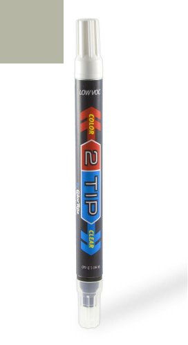 ColorRite 2Tip Ford Fiesta Automotive Touch-up Paint - Dove Gray CO/C1/XSC-1491A - Color-and-Clearcoat Package Touchup Paint ColorRite 2TIP-960-23542-PEN-C