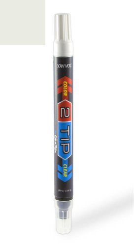 ColorRite 2Tip Mercury Milan Automotive Touch-up Paint - White Suede Clearcoat WS - Color-and-Clearcoat Package Touchup Paint ColorRite 2TIP-1199-32746-PEN-C