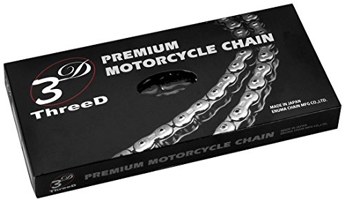 EK Chain 520 GP 3D Premium Chain - 150 Links - Chrome, Chain Application: Street, Chain Length: 150, Chain Type: 520, Color: Chrome 3D 520GP X 150 CHRM Seat Covers EK Motor Sport 3D 520GP X 150 CHRM