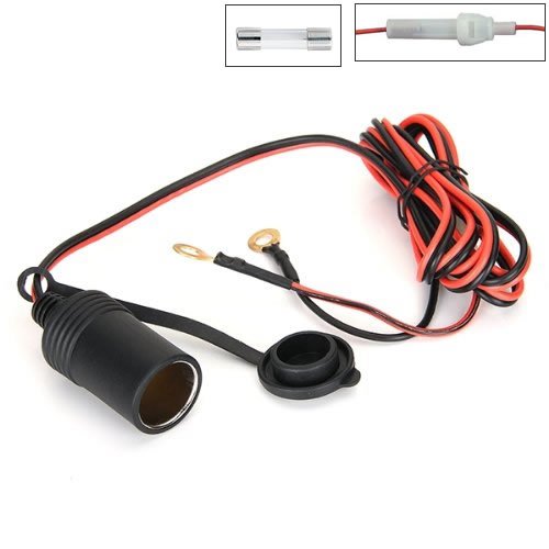 Waterproof Car Motorcycle Boat Truck Cigarette Lighter Power Plug Socket + Cable & Fuse for Motorbike Houseboat Auto Vehicle Dc 12v Cigarette Lighter & Parts Tocas 391
