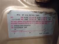 Throttle Body Assy From 2001 Kia Optima LX Throttle Kia 1148286