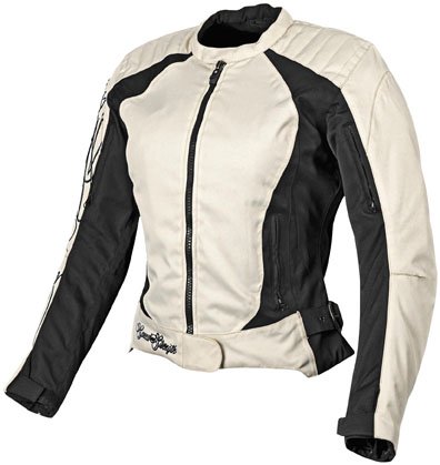 Speed & Strength Heart And Soul Womens Textile Jacket Cream/Black LG Jackets & Vests Speed and Strength 877832
