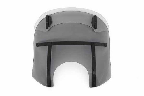 Memphis Shades 13-16in. Drop Top Memphis Fats Windshield - Night Shades Black MDB31610 Windshields & Accessories Memphis Shades MDB31610