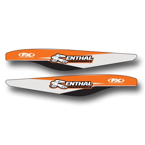 Factory Effex Swingarm Graphics - KTM Black/Orange Body & Frame Parts Factory Effex 17-42502