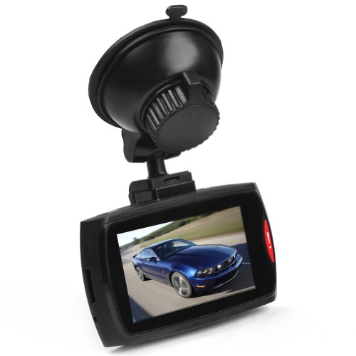 E-PRANCE New 1080P Car DVR Video Camera + 4X Digital Zoom + MOV + GPS Logger + 2.7TFT LCD Screen + Parking Guard Function + 140 Degree Wide Angle View + 32GB Memory Card On-Dash Video E-PRANCE A1080P0029G-TF32G