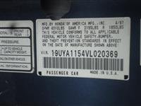 Intake Manifold From 1997 Acura CL 2.2 Manifold Differential Pressure Isuzu 1205347