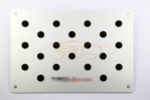 Automotive Rest Foot Pad Plate Carpet Mat Aluminum Fit For Civic nsx type r. Legend Odessey Pedal Pads LIN LIN201-CBW14-02-A038