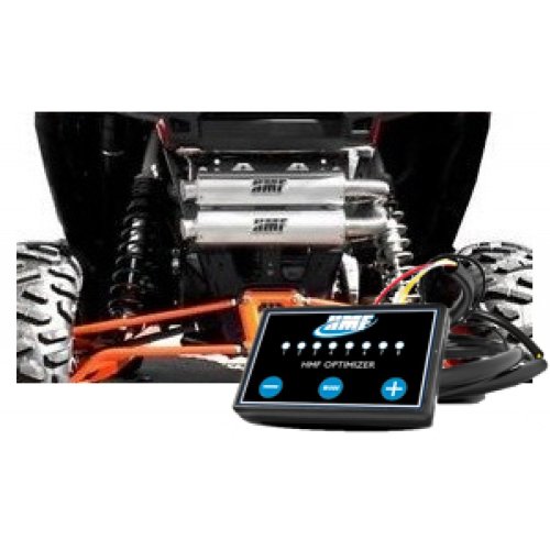Hmf Dual Full Brushed Exhaust Polaris RZR 1000 Xp 4 Door + Efi Optimizer Complete Systems HMF Engineering 035516606071 + 6395023600011