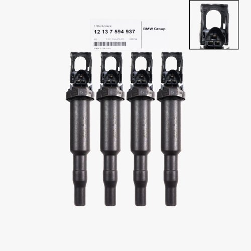 Coils MINI Cooper 12 13 75 94937 , 0 22 15 04470 , 12 13 75 51260 , 12 13 17 12223 , 12 13 75 51049 , 0 22 15 04464 , 12 13 17 12219 , 12 13 75 71643 , 12137594937 , 0221504470 , 12137551260 , 12131712223 , 12137551049 , 0221504464 , 12131712219 , 12137571643 , 12 13 7 594  937  ,  022 150 44 70  ,  12 13 7 551 260 , 12 13 1 712 223 , 12 13 7 551 049  ,  022 150 44 64 , 12 13 1 712 219 , 12 13 7 571 643  => Mini Cooper Ignition Coil Genuine Original 94937 (4pcs) => 2011 3.0L; N52B30A X3 / 2011 4.4L X5 / 2011 4.4L; E70; M; S63B44A X5 / 2011 4.4L; N54B30A; N63B44; S63B44A X6 / 2010 E60 535i , 535i xDrive / 2010 E60; Sedan; F07; N63B44 550i / 2012 2013 E70; M; S63B44A X5 / 2010 E82 Coupe; E88 Convertible 128i / 2010 2011 E90 Sedan; E91 Touring; E92 Coupe; E93 Convertible 328i / 2011 E90 Sedan; E91 Touring; E92 Coupe; E93 Convertible 335i , 335i xDrive / 2010 E90 Sedan; E92 Coupe; E93 Convertible 335i , 335i xDrive / 2011 2012 F01 Alpina B7 , 740i / 2010 2011 2012 F01 750i / 2010 2011 2012 F01 750i xDrive , 750Li xDrive / 2011 2012 F02 740Li , Alpina B7 xDrive  , Alpina B7L / 2010 2011 2012 F02 750Li / 2010 F02 760Li / 2010 2011 2012 F07 GT 550i GT / 2011 2012 F10 Sedan; N63B44 550i / 2012 2013 N16B16 Cooper , Cooper Countryman / 2011 N16B16; N12B16A Cooper / 2011 N16B16; N16B16A; Base Cooper Countryman / 2012 2013 N52B30A X3 / 2012 2013 N54B30A Z4 / 2011 N54B30A; E89; Convertibl;N52B30A Z4 / 2011 N54B30A; N63B44; S63B44A X6 / 2013 2014 N63B44 550i / 2010 S63B44A Eng.; E70 X5 / 2010 S63B44A Eng.; E70; M X5