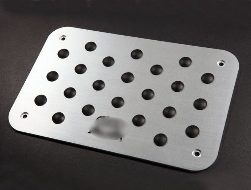 Car Parts Foot Rest Plate Carpet Mat Pedal Pad Aluminum Fit For AT/MT A1 A2 A3 A4 A5 A6 A7 A8 Q1 Q3 Q5 Q7 TT R8S RS Pedal Pads GAO GAO201-CBW14-02-A002