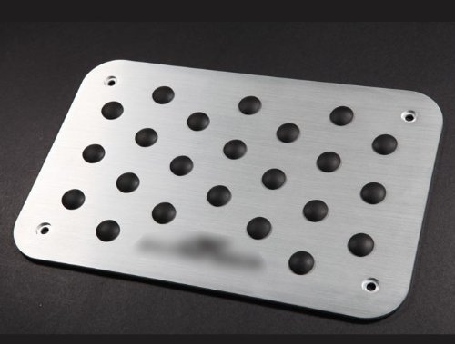 Car Parts Foot Rest Plate Carpet Mat Pedal Pad Aluminum Fit For M3 120i 520li 730li 535GT AC Pedal Pads GAO GAO201-CBW14-02-A018