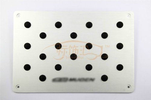 Car Parts Foot Rest Plate Carpet Mat Pedal Pad Aluminum Fit For Legacy. STI Impreza WRX Legacy Tribeca Pedal Pads GAO GAO201-CBW14-02-A044