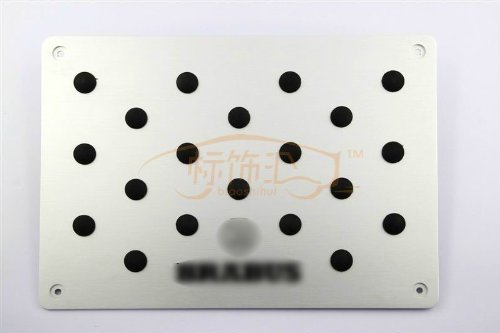 Car Parts Foot Rest Plate Carpet Mat Pedal Pad Aluminum Fit For q5 q4 q41 r S-Line Pedal Pads GAO GAO201-CBW14-02-A046