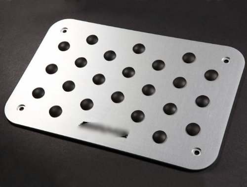 Automotive Carpet Mat Foot Rest Plate Pedal Pad Aluminum Fit For w163 w203 w210 w211 w204 AMG Pedal Pads MING MING201-CBW14-02-A003