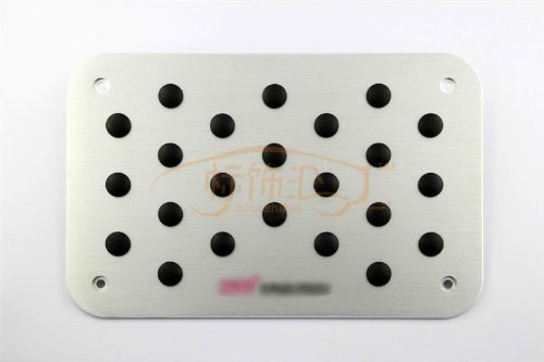 Automotive Carpet Mat Foot Rest Plate Pedal Pad Aluminum Fit For STI Impreza WRX Legacy Tribeca Pedal Pads MING MING201-CBW14-02-A037