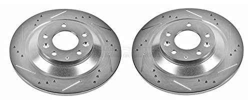 Power Stop JBR1156XPR Drilled and Slotted Rotor Rotors Power Stop JBR1156XPR
