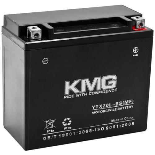 Kawasaki Jet Ski 1500 JT1500 STX STX-15F 2004-2012 YTX20L-BS Sealed Maintenace Free Battery High Performance 12V SMF OEM Replacement Maintenance Free Powersport Motorcycle ATV Scooter Snowmobile KMG Batteries KMG Batteries YTX20L-BS-1G-V67