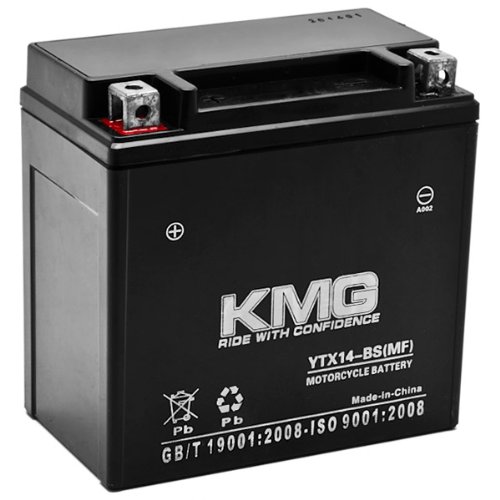 Batteries KMG Batteries YTX14-BS-1F-V89