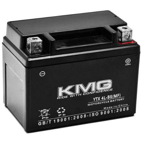 Kasea 50 Mini Skyhawk 0-2011 YTX4L-BS Sealed Maintenace Free Battery High Performance 12V SMF OEM Replacement Maintenance Free Powersport Motorcycle ATV Scooter Snowmobile KMG Batteries KMG Batteries YTX4L-BS-1H-V11