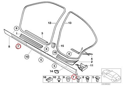 Body BMW BMW8244458