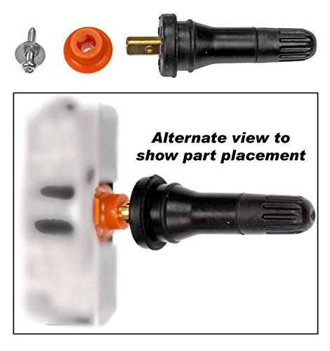 APDTY 085011 TPMS Tire Pressure Monitoring Sensor Replacement Rubber Snap-in Valve Stem For Dorman TPMS Sensors (Sold Individually) Tire Pressure Monitoring Systems (TPMS) APDTY 085011