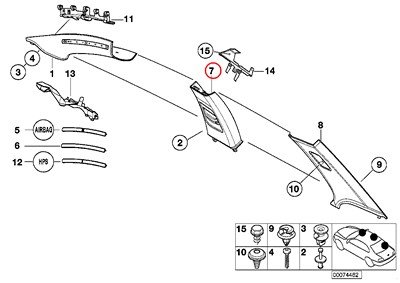 Window BMW BMW7069160