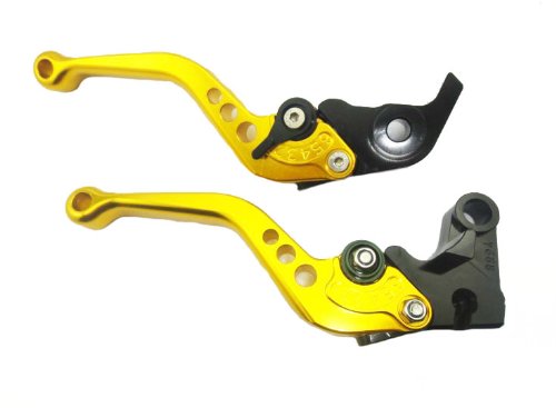 JFA Imports - A Pair Of CNC Racing Billet Short Adjustable Motorcycle Brake & Clutch Levers Fits For Ducati 748 916/916SPS UP TO 1998 DB-12/DC-12 - Gol Clutch JFA Imports RH00827DB-12/DC-12-GD