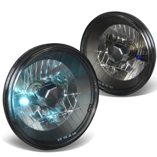 Headlight Assemblies Auto Dynasty AD-HL-R-7X7-D-BK