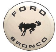 Tire Covers SpareCover ABCBRONCO30WHITE
