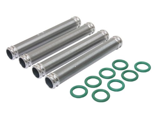 Porsche 911 (65-94) Oil Return Tube Kit FINNED ALUMINUM + seals Pans & Drain Plugs URO Parts 76460698358
