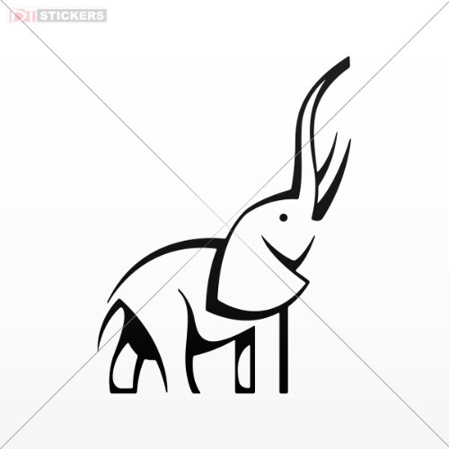 Wall Stickers & Murals Elephant Mammoth Stickers DAT085860502