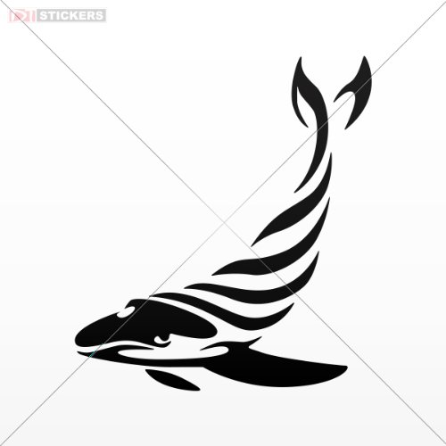 Decal Sticker Whale Carson Dellosa While Play Room Roommates Wall Art Decor Size: 5 X 4.4 Inches Black Wall Stickers & Murals Fishes Stickers DAT060750502