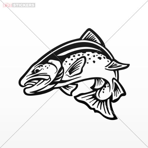 Painting Supplies & Wall Treatments Fishes Stickers DAT061070502