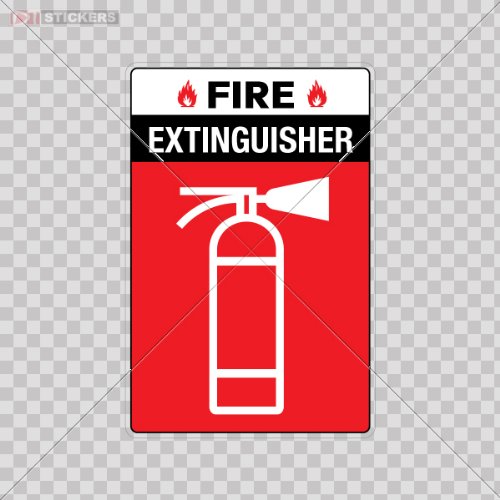 Wall Stickers & Murals Fire Safety Signs Stickers DAT117180400