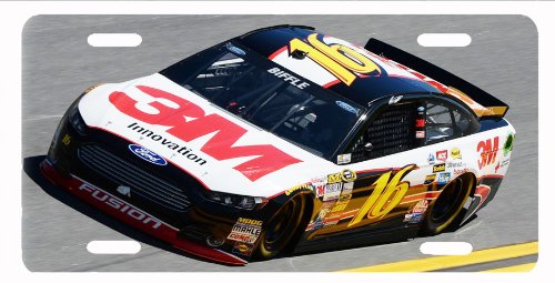 B1700A Greg Biffle #16 2014 Nascar Sprint Cup License Plate Covers J&B Custom Plates B1700A