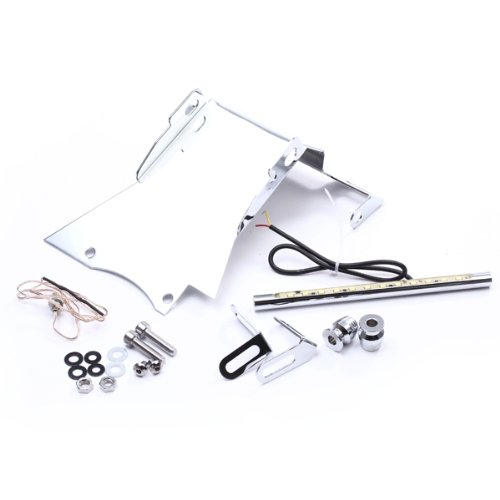 Fender Eliminator Kit Plate Light Stainless Steel for 2006-2008 Yamaha FZ6 License Plate Frames Epower Mall BF709