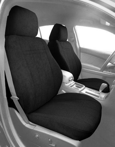 CalTrend Front Row Sport Bucket Custom Fit Seat Cover for Select Ford Fusion Models - MicroSuede (Charcoal) Accessories CalTrend FD459-03SA