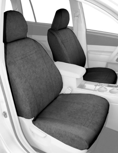 CalTrend Front Row Bucket Custom Fit Seat Cover for Select Ford Flex Models - MicroSuede (Light Grey) Accessories CalTrend FD461-08SA