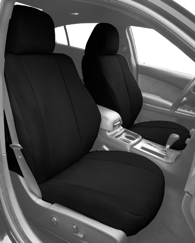 CalTrend Front Row Sport Bucket Custom Fit Seat Cover for Select Toyota Models - Carbon Fiber (Black) Accessories CalTrend TY218-01FA