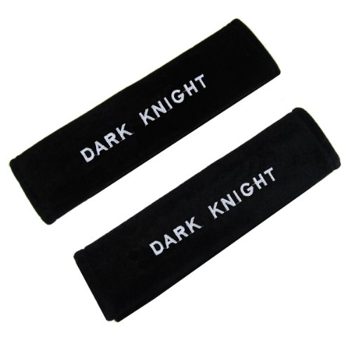 Pair of Officially Licensed DC Comics Seat Belt Pads - Dark Knight Seat Belt Pads BDK