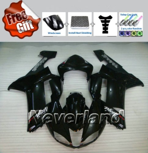 Neverland Custom Bodywork Fairing Injection ABS with Free Gifts for Kawasaki ZX-6R 07-08 2007 2008 Fairing Kits Neverland-motor(Automotive & Powersports) ZX6R0708-17