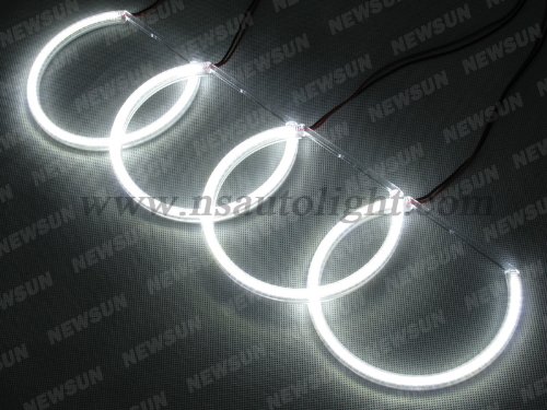 Newsun 7000k White BMW Headlight 3014 SMD LED Halo Rings Angel Eyes for E36 E38 E39 E46 BMW 3 5 7 Series Headlight Bulbs Newsun NS-SMD-01