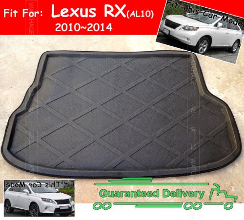 Auto Accessories Rear Trunk Tray Boot Liner Cargo Floor Mat Cover Protector Carpet Fit For 2010 2011 2012 2013 LEXUS RX350 RX450h Trunk Organizers LIN LIN301-CCE14-03-A033